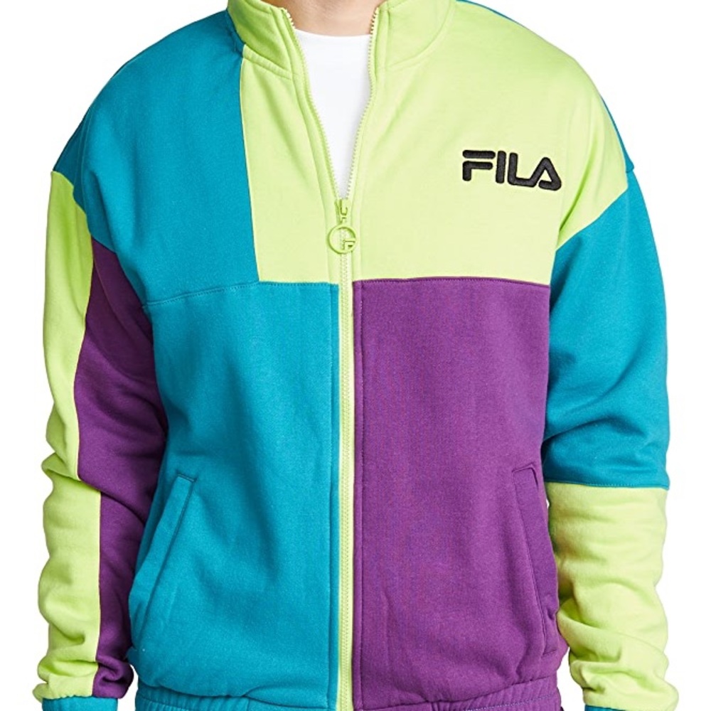 ‼️SOLD‼️FILA color block jacket